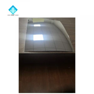 2.0mm R1200 R1400 R1600 Aluminum Float glass convex mirror for car and motorcycle 305*407mm