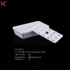 22-2023-9 customize restaurant food grade hotpot meat use Rectangle Melamine Dry Ice Tableware with Drain Tray Dishes & Plates