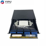 24 Port Rack Mount Splicing Fiber Optic Patch Panel Box ODF