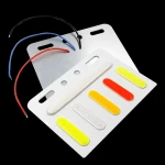 24V COB LED Truck Light Sharp Flashing Brake Lamp Warning Signal Lighting Waterproof Super Bright 5-color LED Lorry Tail Bulb