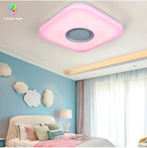 24W Modern LED Smart Ceiling Light WiFi / APP Intelligent Control Ceiling lamp RGB Dimming