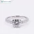 Import 2ctw moissanite diamond rings 14 K yellow solid Gold luxury moissanite diamond wedding jewelry from China