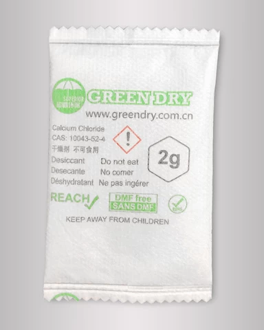 2g Dehumidifier Anti Corrosion Super Dry Calcium Chloride Desiccative Packets