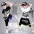 Import 2pcs Childrens wear Jazz Hip Hop kids dance performance costumes boys summer short-sleeved performance suit from China