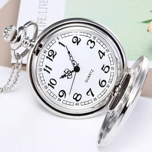 3 Colors Retro &amp; Classic Antique Bronze Pocket Watch with Chain