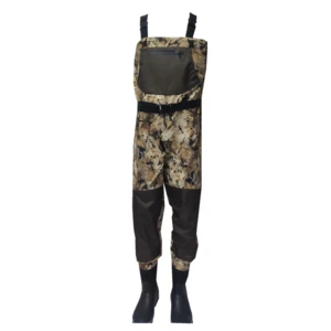 3-layer waterproof breathable camo rubber outdoors hunting fishing chest wader