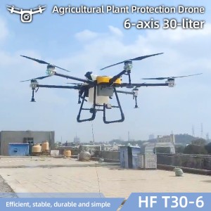 30L Payload 6 Rotor Agriculture Autonomous Flying Agricultual Drone Spray