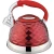 Import 3.0L shinny diamond stainless steel water tea kettle with whitsle alarm from China