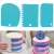 Import 3PCS Plastic Bowl Dough Cake Butter Scrapers Smoothers DIY Baking Tools from China
