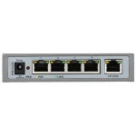 4 Port IEEE802.3at 1000Mbps POE Switch/Injector Power over Ethernet Network Switch Gigabit Switch for IP Camera VoIP Phone AP