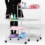 4 Shelf Large Beauty Salon Trolley  Spa Storage Cart