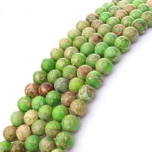 4/6/8/10/12mm Imperial Jasper Gemstone Loose Beads 15.5&quot; Strand Natural Stone beads For Jewelry Making