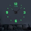 47inch Acrylic Digital Clock Diy Wall Decoration Modern Wall Clock Large Luminous 3D Watch