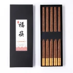 5-Pairs Chopsticks-Set Tableware Dinnerware-Set Sushi-Rice Chinese-Style Kitchen Gift Chinese Chopsticks