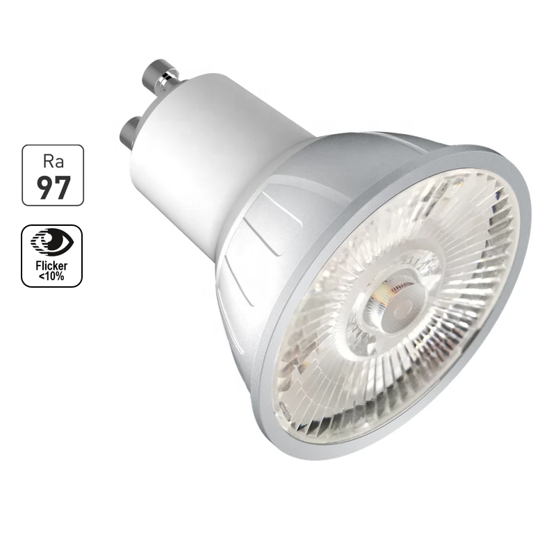 5000K 6.8W Aluminium GU10 COB Spot Light 5 Jahre Garantie LED-Lampe LED-Scheinwerfer Dimmbar