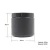 Import 500ml 16oz wide mouth skin care oil hair pomade black plastic HDPE jar from China