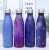 Import 500ml /750ml/1000ml custom logo color double wall Swelling stainless steel thermal vacuum cola shape sport water bottle from China