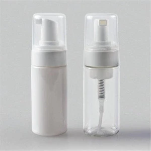 50ml 100ml 150ml 200ml Plastic Spray Foam Pump Bottle For Soap Shaving Foam Pet Bottle