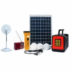 50w PAYG Solar Energy System with 12v DC Solar Fan
