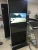 Import 55inch Tempered glass floor stand IR touch display advertising media player LED online shopping mall from China
