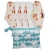 Import 5pcs Sanitary Napkin With Wet Bag Reusable Cloth pad Waterproof Menstrual Bag Washable Nappy Portable Bag Eco-friendly from China