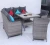Import 6-piece All Weather Hand Weaving Aluminum Outdoor Wicker Furniture PE Rattan Corner garden Sofa Set with single sofa from China