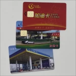 64KB contact ic card fuel IC Card for station