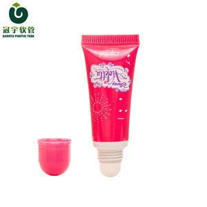 6.5g glossy offset printing cosmetic plastic tube for lipstick packaging