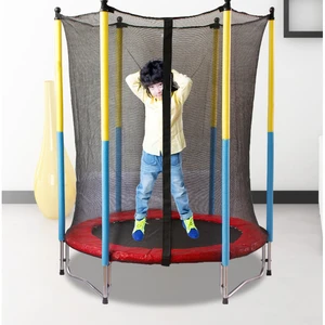 6FT foldinging mini trampoline cover children mini fitness trampoline with safety net