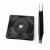 Import 6&quot;/7&quot;/8&quot;/10&quot;/12&quot;  Black 360 Degree Table Rotating Mechanism Swivel Plate Turntable Bearing from China