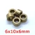 Import 6x10x6mm Oil Sintered Tin Bronze Bearing 6mm Shaft Copper Alloy Brass Bush Self Lubricating Plain Bushing from China