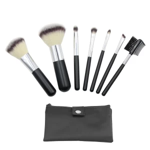 7PCS Gift Cosmetic Brush Set with Private Label and Free Sample