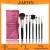 Import 7pcs Sliver Hot Selling Makeup Tools Cosmetic Brush Kit With Rolling Pouch Bag from China