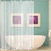 800201 Shower Curtain, 72" W x 72" H Clear  Mildew Resistant Thick Bathroom Shower Curtains