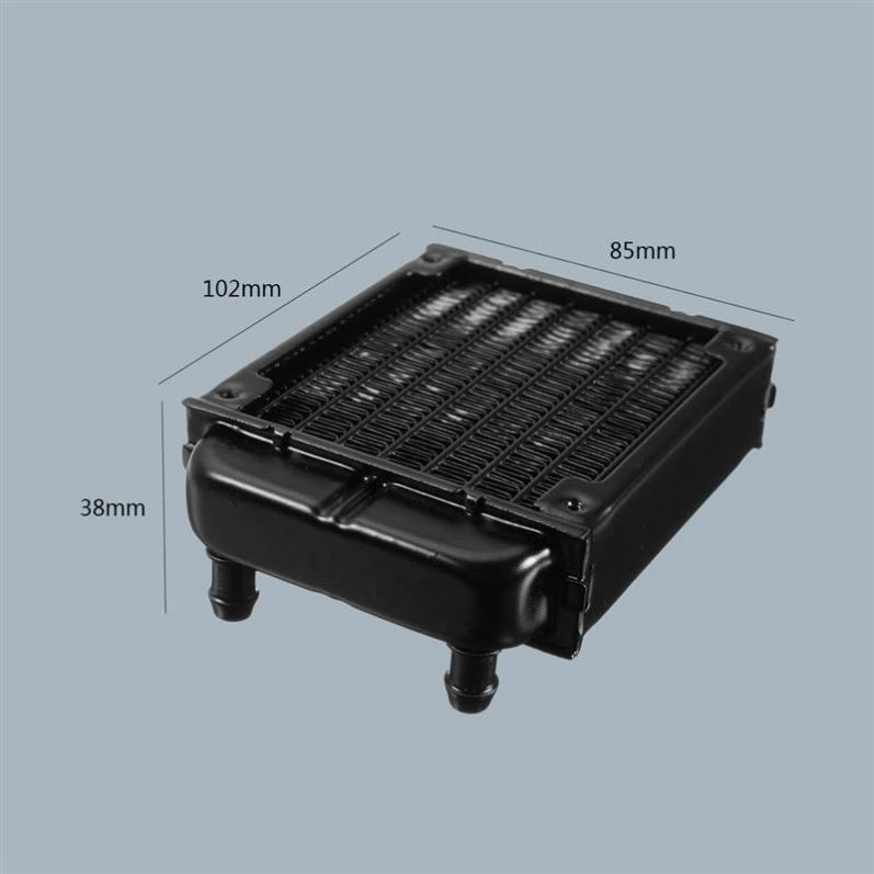 Buy 80mm Aluminum Exchanger Computer Radiator Water Cooling Cooler ...