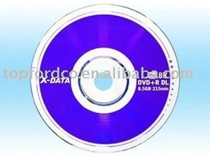 8.5GB printable 8x Dual layer DVD+R Blank Disk