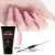 Import 8pcs/se Poly Gel Kits with UV LED Lamp Nail Art Clear Camouflage Color Nail Tip Form Crystal UV Gel Slice Brush Nail Gel from China