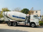 9 CBM capacity 6x4 concrete mixer truck for construction works