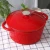 9-in Round Enamel Coated Cast Iron Parini Cookware Casserole with Cover