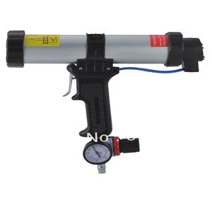 9 inches for 310ml cartridge air-powered caulking gun with vale and gauge