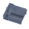 9 Pin SMT SMD Push Push Sinking PCB Board Reverse Height 1.05mm Type TF Card Micro SD Card Connector