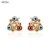 Import 90315 xuping Environmental Copper 18K gold color turkish evil eye earrings from China