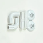 90x90x90cm Stainless Steel Telescopic rod U Shaped Shower Curtain Rod
