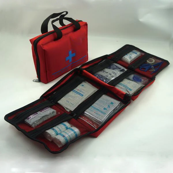 96pc Red cross First aid kit First-Aid Devices medical nylon kit