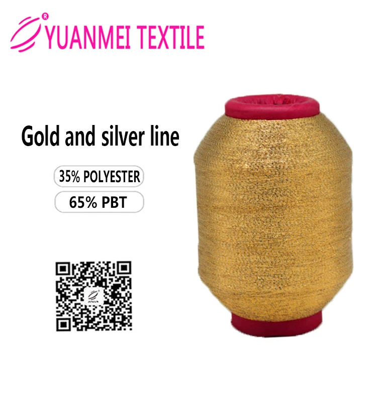 A variety of colors in large stock wholesale spot supply  Gold and silver line