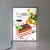 Import A1 Low Power Consumption Aluminum LED Poster Frame 1cm Super Slim Glass Front Panel LED Advertising Light Box from China