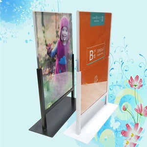 A4 acrylic metal base Compound Fertilizer store display Basic Organic Chemicals poster stand Elementary Substances sign holder