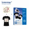 A4 Inkjet Heat Transfer Paper Dark Color Fabric T-Shirt Cotton Printable Transfer Paper 5 sheets/pack