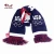 Import Acrylic Jacquard Custom Winter Knitted Sports Scarf from China