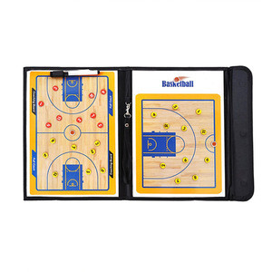 Actearlier New Basketball Coaching Board Coaches Clipboard Tactical Magnetic Board Kit with Dry Erase, Marker Pen with zipper